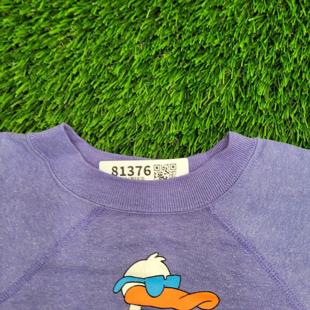Vintage 1987 Attitude Duck Sweatshirt Women M 19x21 Jim-Benton - Picture 9 of 13